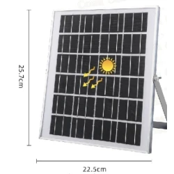 Proiector solar LED COBA CB T105 putere 500W panou solar separat senzor de miscare telecomanda