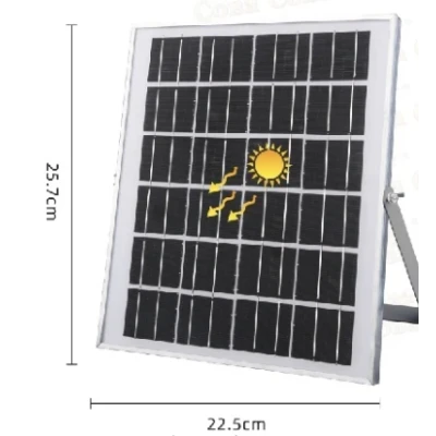 Proiector solar LED COBA CB T105 putere 500W panou solar separat senzor de miscare telecomanda