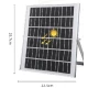 Proiector solar LED COBA CB T105 putere 500W panou solar separat senzor de miscare telecomanda