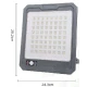 Proiector solar LED COBA CB T106 putere 800W panou solar separat senzor de miscare telecomanda