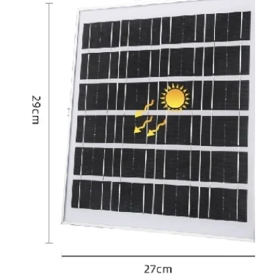 Proiector solar LED COBA CB T106 putere 800W panou solar separat senzor de miscare telecomanda