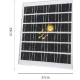Proiector solar LED COBA CB T106 putere 800W panou solar separat senzor de miscare telecomanda