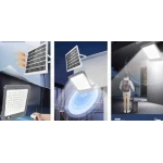 Proiector solar LED COBA CB T106 putere 800W panou solar separat senzor de miscare telecomanda