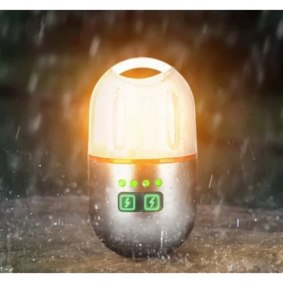 Mini lanterna LED YM B81 portabila cu trepied si incarcare USB lumina reglabila