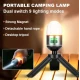 Mini lanterna LED YM B81 portabila cu trepied si incarcare USB lumina reglabila