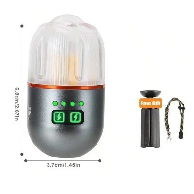 Mini lanterna LED YM B81 portabila cu trepied si incarcare USB lumina reglabila