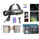 Lanterna frontala LED YM T102 cu zoom profesionala lumina alba/rosie si incarcare USB