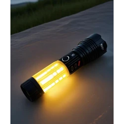 Lanterna tactica de mana LED reincarcabila YM G780 5000mAh lumina COB la 360
