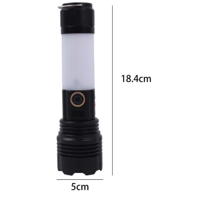 Lanterna tactica de mana LED reincarcabila YM G780 5000mAh lumina COB la 360