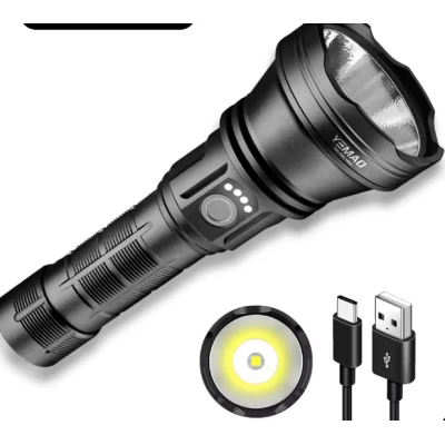 Lanterna tactica de mana YM98K PRO MAX de 4480 lumeni distanta 680 de metri