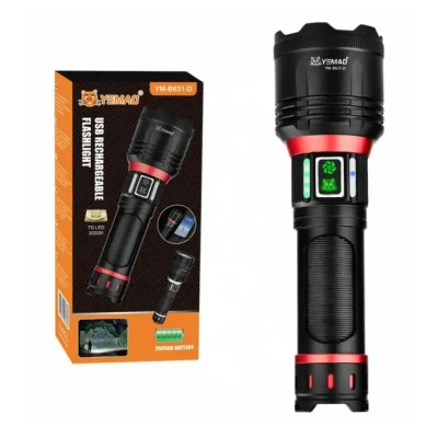 Lanterna tactica YM B631 D de 2500LM baterie 26650 (5000 mAh)