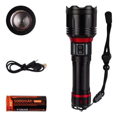 Lanterna tactica YM B631 D de 2500LM baterie 26650 (5000 mAh)