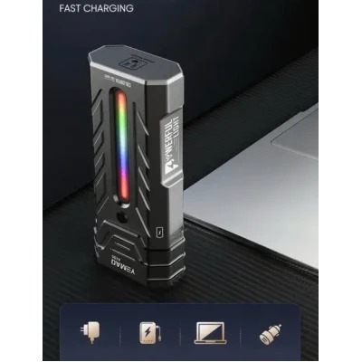 Lanterna LED YM A200 reincarcabila prin USB C ultra puternica 5200 lm