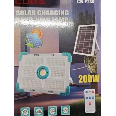 Proiector solar COBA CB F280 putere 200W si 280 LED