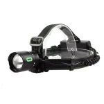  Lanterna frontala LED reincarcabila COBA CB 8117 3 cu trei acumulatori LED COB lateral si power bank