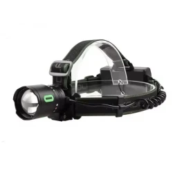  Lanterna frontala LED reincarcabila COBA CB 8117 3 cu trei acumulatori LED COB lateral si power bank