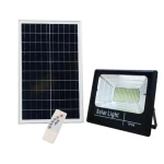 Proiector LED Jortan cu panou solar si telecomanda 600W NEGRU