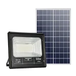 Proiector Solar Jortan 50W IP66 cu Indicator batarie si telecomanda 6500k