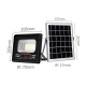 Proiector Solar Jortan 50W IP66 cu Indicator batarie si telecomanda 6500k
