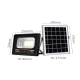 Proiector Solar Jortan 100W IP66 cu Indicator batarie si telecomanda 6500k