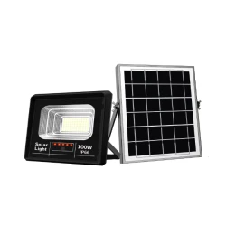UB Proiector Solar Jortan 100W IP66 cu Indicator batarie si telecomanda 6500k