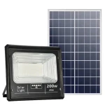 UB Proiector Solar Jortan 200W IP66 cu Indicator batarie si telecomanda 6500k