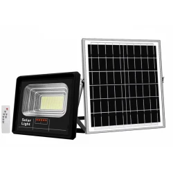 Proiector Solar Jortan 300W IP66 cu Indicator batarie si telecomanda 6500k