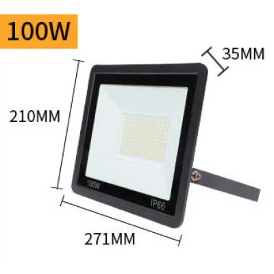 Proiector cu LED SMD 220V Putere 100W IP66 NEGRU JORTAN