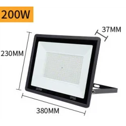 Proiector cu LED SMD 220V Putere 200W IP66 NEGRU JORTAN