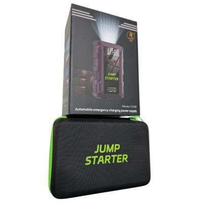 Starter Auto Portabil K09 12V cu Compresor de Aer de 2500A