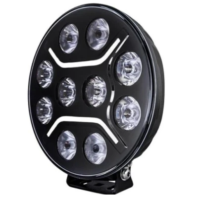Proiector led auto rotund 7 inch Off Road camion cu pozitie alb galben 12V/24V