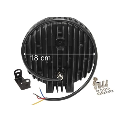 Proiector led auto rotund 7 inch Off Road camion cu pozitie alb galben 12V/24V