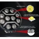 Proiector led auto rotund 7 inch Off Road camion cu pozitie alb galben 12V/24V