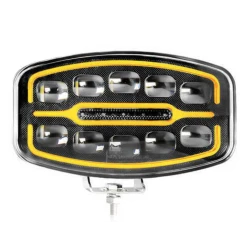 Proiector led auto de 9 inch Off Road utilaje camion alb galben 12V/24V