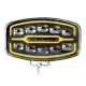 Proiector led auto de 9 inch Off Road utilaje camion alb galben 12V/24V