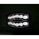 Proiector led auto de 9 inch Off Road utilaje camion alb galben 12V/24V
