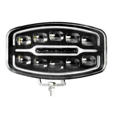 Proiector led auto de 9 inch Off Road utilaje camion alb galben 12V/24V