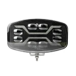 Proiector led auto 9 inch cu lupa spider Off Road utilaje camion cu pozitie alba si functie stroboscopica galbena 12 24V