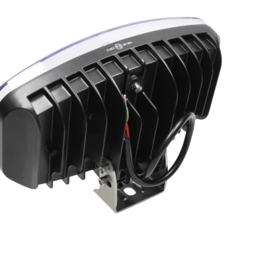 Proiector led auto 9 inch cu lupa spider Off Road utilaje camion cu pozitie alba si functie stroboscopica galbena 12 24V