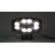 Proiector led auto 9 inch cu lupa spider Off Road utilaje camion cu pozitie alba si functie stroboscopica galbena 12 24V
