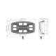 Proiector led auto 9 inch cu lupa spider Off Road utilaje camion cu pozitie alba si functie stroboscopica galbena 12 24V