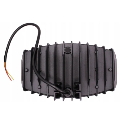 Proiector auto LED 9 inch 120W de 18000LM cu lupa lumina alba + pozitie galbena 12/24V