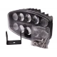 Proiector auto LED 9 inch 120W de 18000LM cu lupa lumina alba + pozitie galbena 12/24V