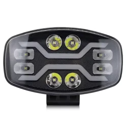 Proiector auto LED 9 inch 120W de 22000LM pozitie faza avarii 12V/24V pentru camioane utilaje