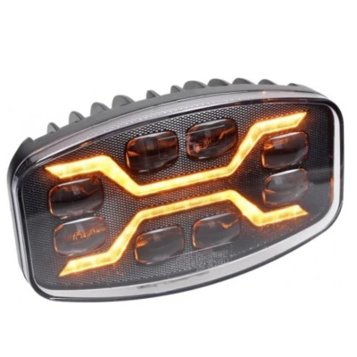 Proiector auto LED 9 inch 120W de 22000LM pozitie faza avarii 12V/24V pentru camioane utilaje