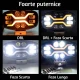 Proiector auto LED 9 inch 120W de 22000LM pozitie faza avarii 12V/24V pentru camioane utilaje