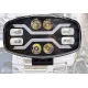 Proiector auto LED 9 inch 120W de 22000LM pozitie faza avarii 12V/24V pentru camioane utilaje