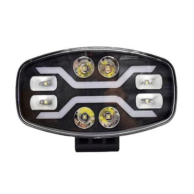Proiector auto LED 9 inch 120W de 22000LM pozitie faza avarii 12V/24V pentru camioane utilaje