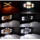 Proiector auto LED 9 inch 120W de 22000LM pozitie faza avarii 12V/24V pentru camioane utilaje