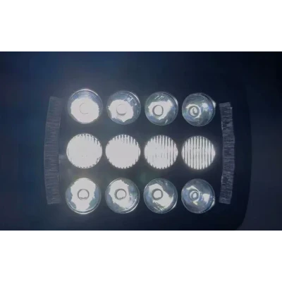 Proiector LED Off Road Alb + Galben mod flash constant si flow 12V/24V de 4inch